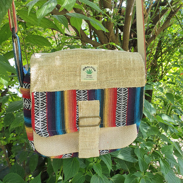 Hemp Hippie Crossbody Messenger Bag - FWOSI